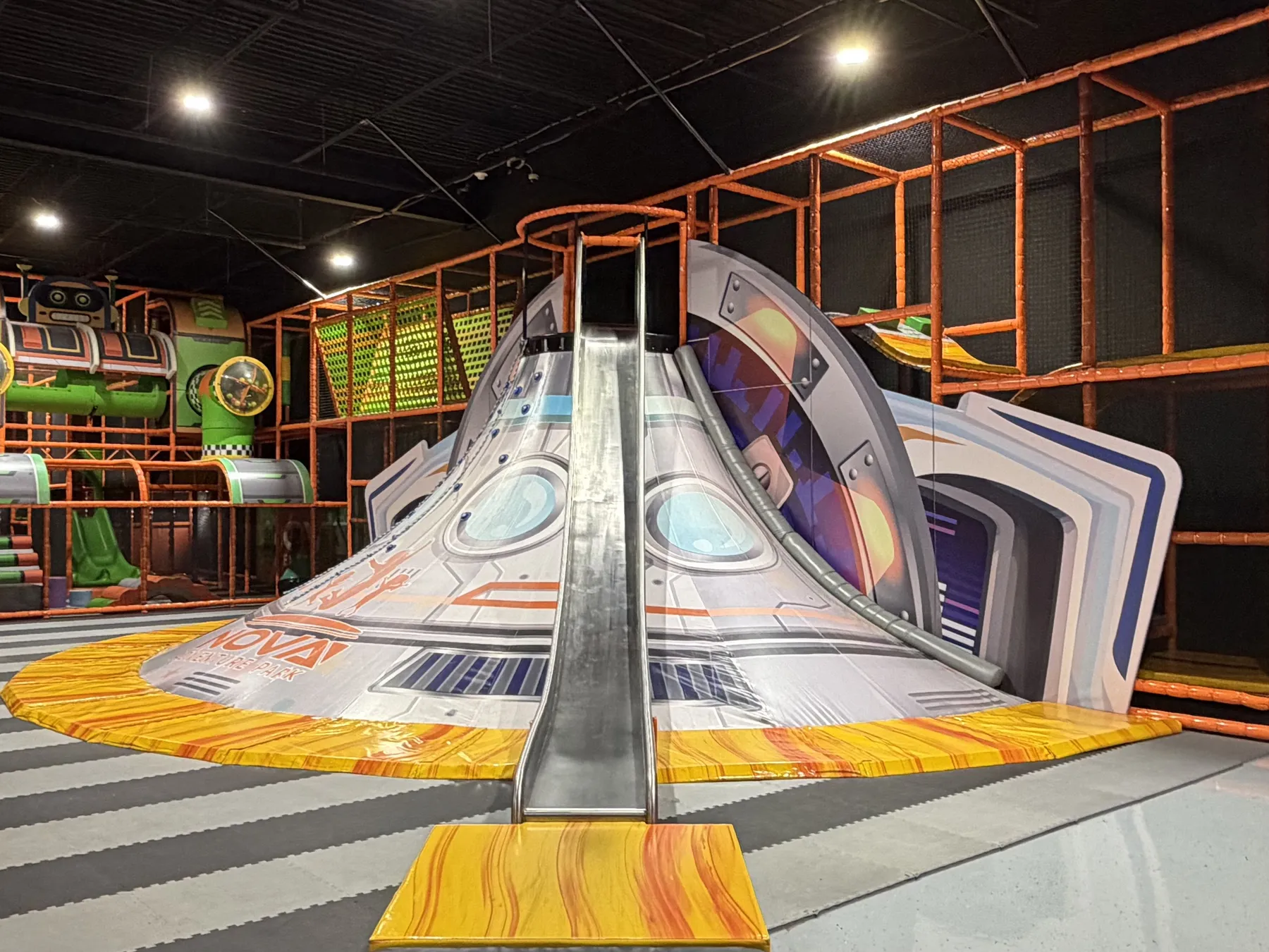 Volcano Slide at Nova Adventure Park Reading