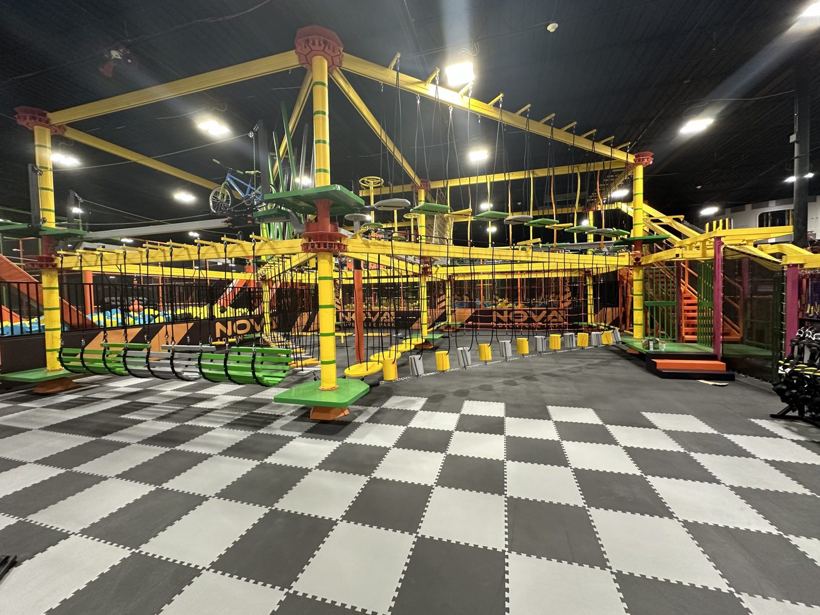 Rope course at Nova Adventure Park Reading